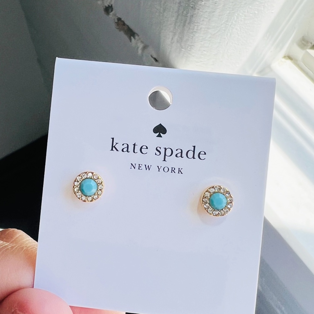 kate spade turquoise studs 🌼